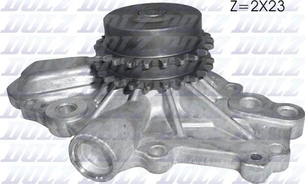 DOLZ J204 - Pompa acqua www.autoricambi360.it