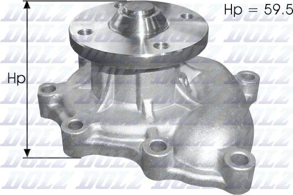 DOLZ K105 - Pompa acqua www.autoricambi360.it