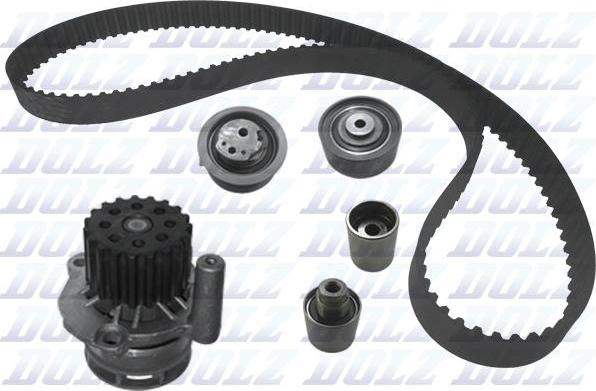 DOLZ KD062 - Pompa acqua + Kit cinghie dentate www.autoricambi360.it