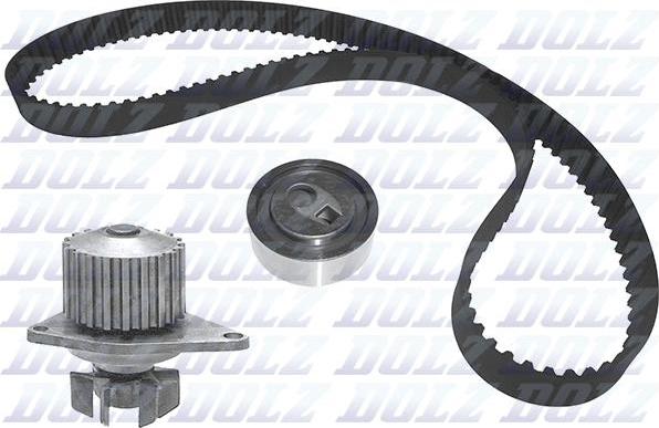 DOLZ KD006 - Pompa acqua + Kit cinghie dentate www.autoricambi360.it