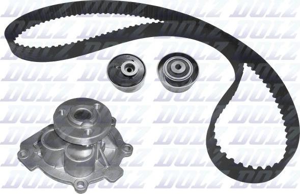 DOLZ KD162 - Pompa acqua + Kit cinghie dentate www.autoricambi360.it