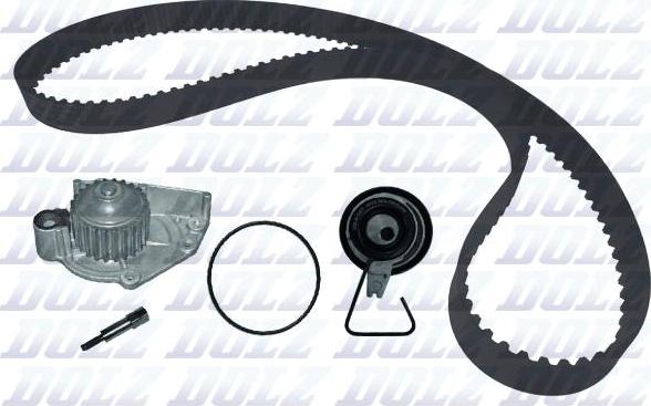 DOLZ KD297 - Pompa acqua + Kit cinghie dentate www.autoricambi360.it
