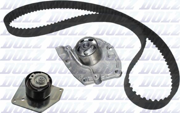 DOLZ KD247 - Pompa acqua + Kit cinghie dentate www.autoricambi360.it