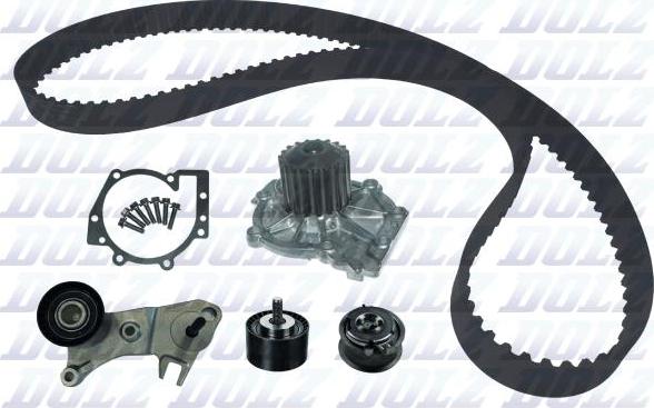 DOLZ KD254 - Pompa acqua + Kit cinghie dentate www.autoricambi360.it