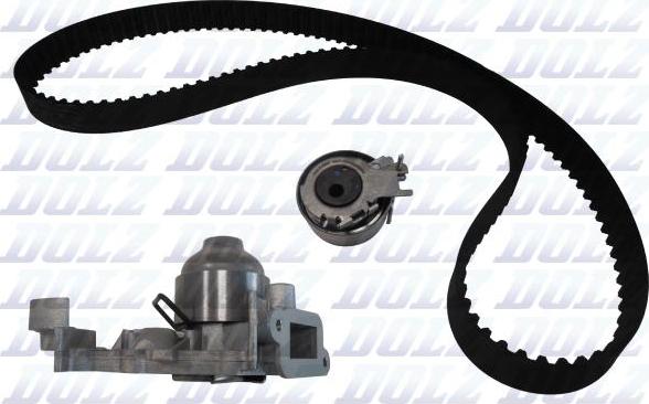 DOLZ KD229 - Pompa acqua + Kit cinghie dentate www.autoricambi360.it