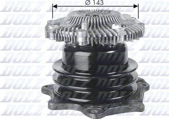 DOLZ N143 - Pompa acqua www.autoricambi360.it