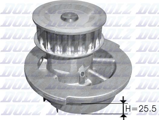 DOLZ O256 - Pompa acqua www.autoricambi360.it