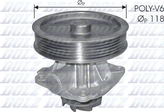 DOLZ S225 - Pompa acqua www.autoricambi360.it