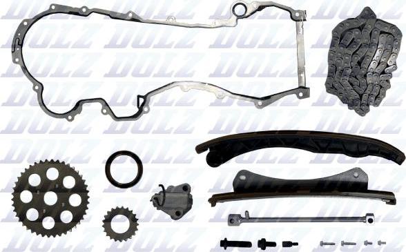 DOLZ SKCA001 - Kit catena distribuzione www.autoricambi360.it
