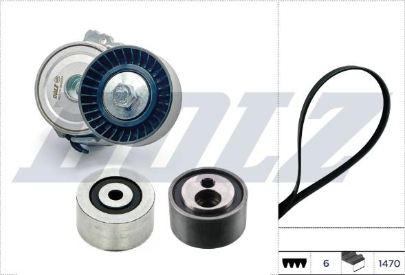 DOLZ SKD312A - Kit Cinghie Poly-V www.autoricambi360.it