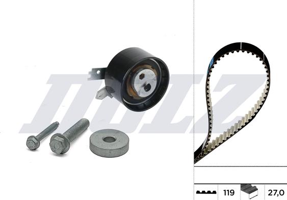 DOLZ SKD286 - Kit cinghie dentate www.autoricambi360.it