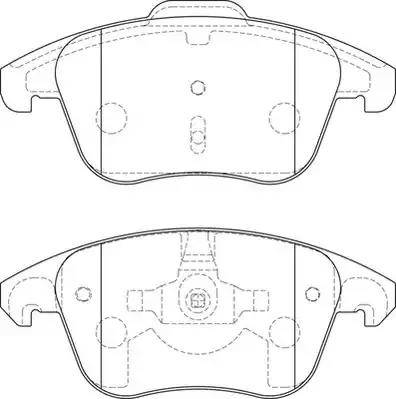 PSA 1609987980 - Kit pastiglie freno, Freno a disco www.autoricambi360.it