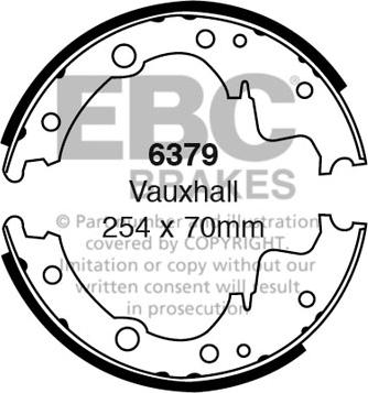 EBC Brakes 6379 - Kit ganasce freno www.autoricambi360.it