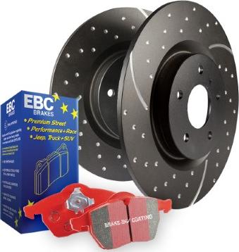 EBC Brakes PD12KF038 - Kit freno per elevate prestazioni www.autoricambi360.it