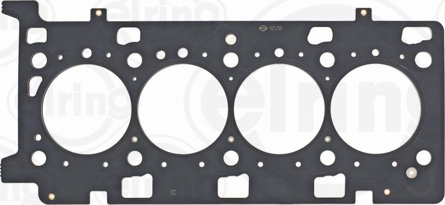 Elring 925.750 - Guarnizione, Testata www.autoricambi360.it
