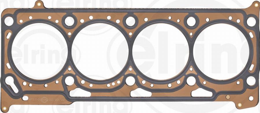Elring 473.550 - Guarnizione, Testata www.autoricambi360.it