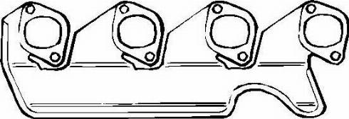 Elring 343.847 - Guarnizione, Collettore gas scarico www.autoricambi360.it