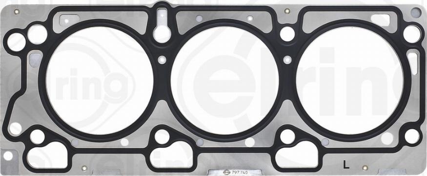 Elring 797.740 - Guarnizione, Testata www.autoricambi360.it