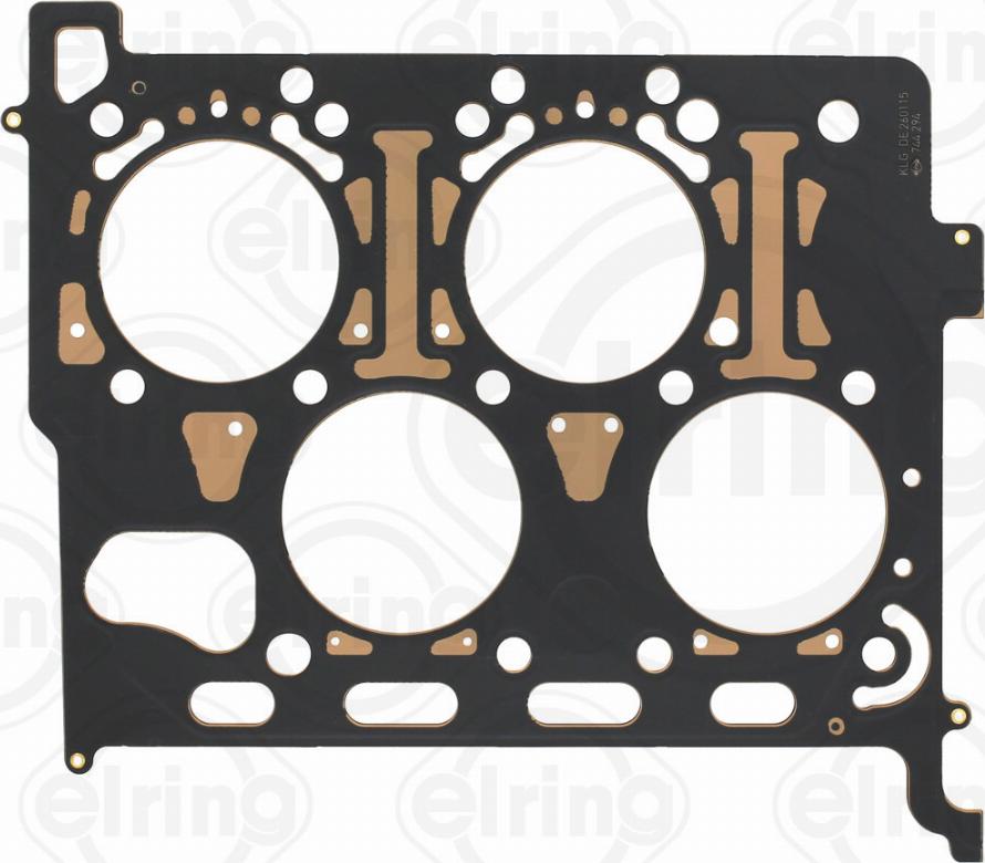 Elring 744.294 - Guarnizione, Testata www.autoricambi360.it