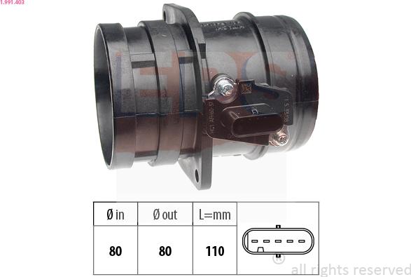 EPS 1.991.403 - Debimetro www.autoricambi360.it