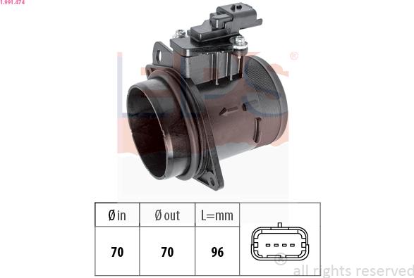 EPS 1.991.474 - Debimetro www.autoricambi360.it