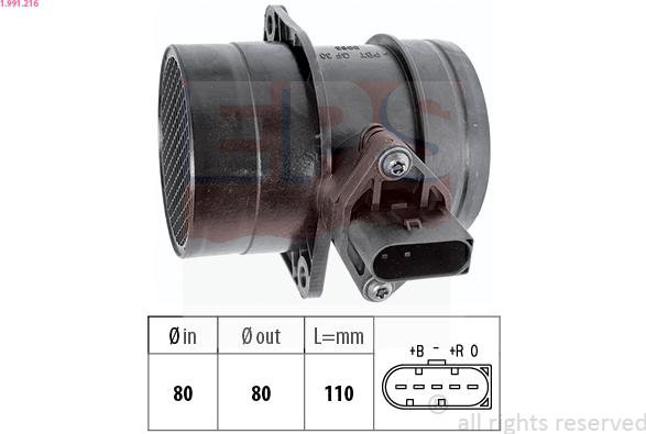EPS 1.991.216 - Debimetro www.autoricambi360.it