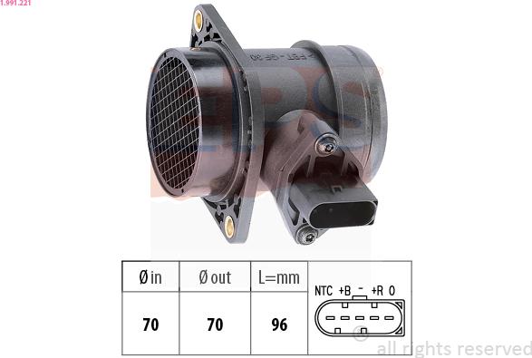 EPS 1.991.221 - Debimetro www.autoricambi360.it