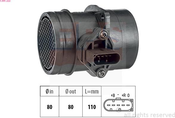 EPS 1.991.222 - Debimetro www.autoricambi360.it