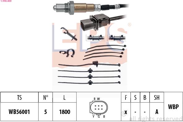 EPS 1.998.409 - Sonda lambda www.autoricambi360.it