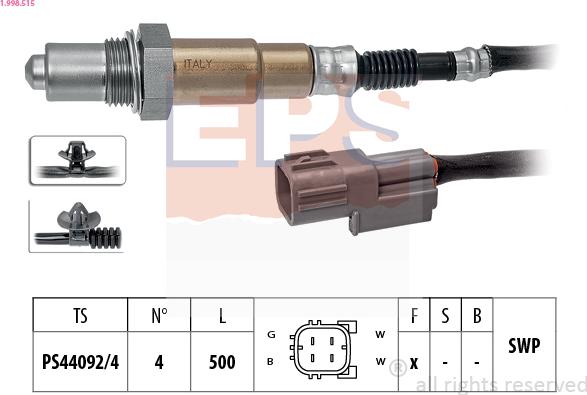 EPS 1.998.515 - Sonda lambda www.autoricambi360.it