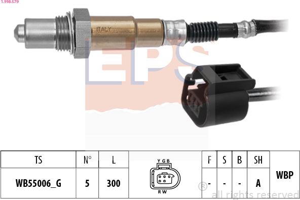 EPS 1.998.579 - Sonda lambda www.autoricambi360.it