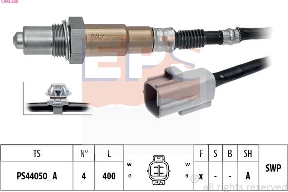 EPS 1.998.368 - Sonda lambda www.autoricambi360.it
