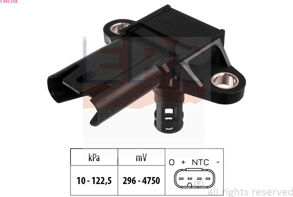 EPS 1.993.159 - Sensore pressione aria, Aggiustaggio altimetrico www.autoricambi360.it