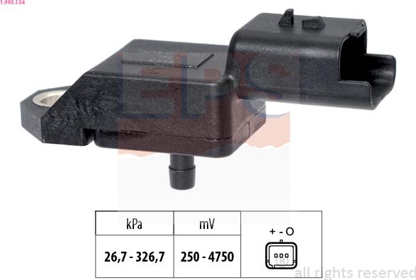 EPS 1.993.134 - Sensore pressione aria, Aggiustaggio altimetrico www.autoricambi360.it