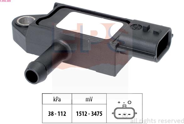 EPS 1.993.301 - Sensore pressione aria, Aggiustaggio altimetrico www.autoricambi360.it