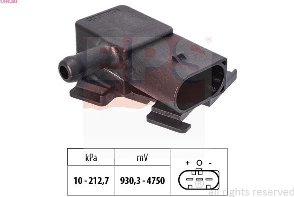 EPS 1.993.283 - Sensore pressione aria, Aggiustaggio altimetrico www.autoricambi360.it