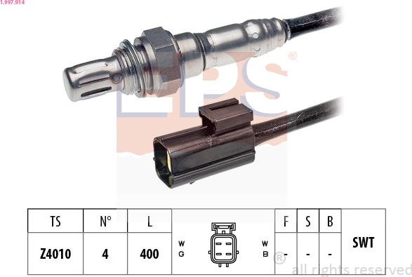 EPS 1.997.914 - Sonda lambda www.autoricambi360.it