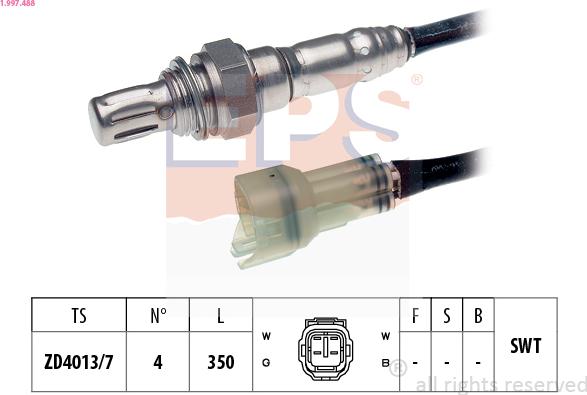 EPS 1.997.488 - Sonda lambda www.autoricambi360.it