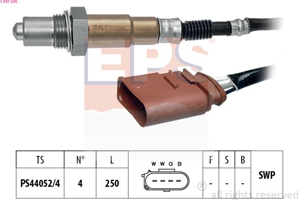 EPS 1.997.595 - Sonda lambda www.autoricambi360.it