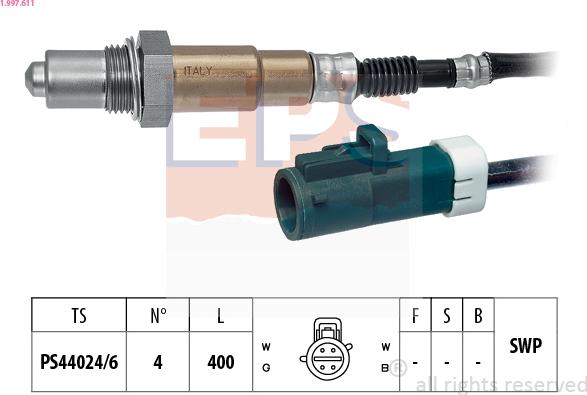 EPS 1.997.611 - Sonda lambda www.autoricambi360.it