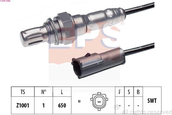 EPS 1.997.046 - Sonda lambda www.autoricambi360.it