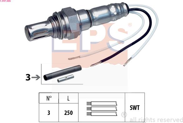 EPS 1.997.005 - Sonda lambda www.autoricambi360.it