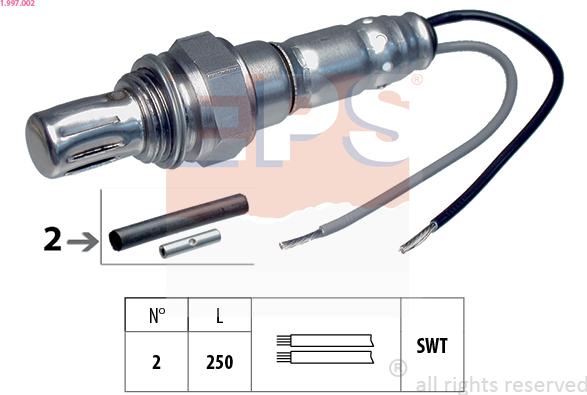 EPS 1.997.002 - Sonda lambda www.autoricambi360.it