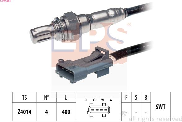 EPS 1.997.081 - Sonda lambda www.autoricambi360.it
