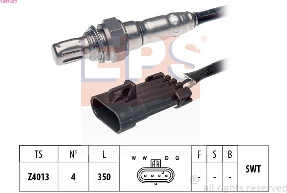 EPS 1.997.077 - Sonda lambda www.autoricambi360.it