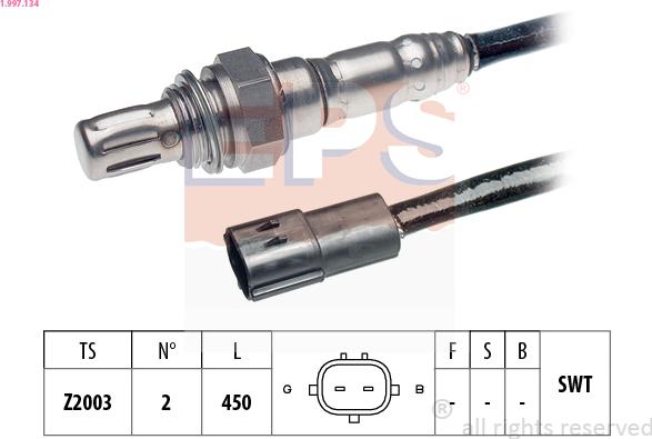 EPS 1.997.134 - Sonda lambda www.autoricambi360.it