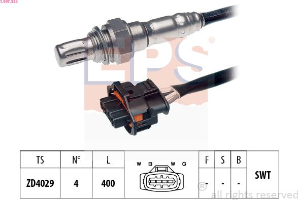 EPS 1.997.343 - Sonda lambda www.autoricambi360.it