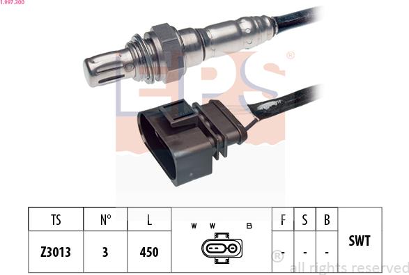 EPS 1.997.300 - Sonda lambda www.autoricambi360.it