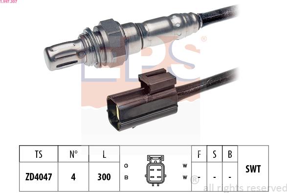 EPS 1.997.307 - Sonda lambda www.autoricambi360.it
