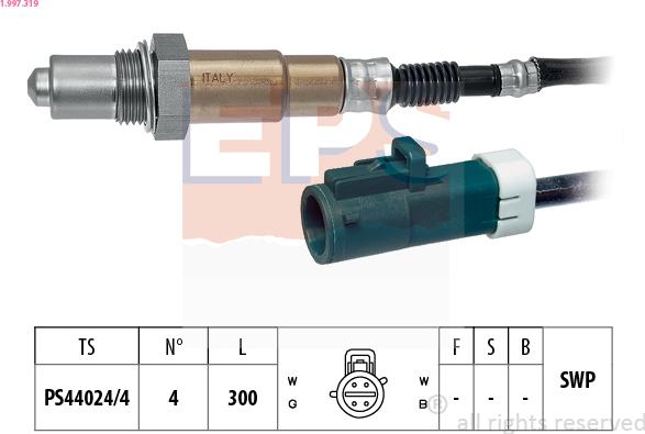 EPS 1.997.319 - Sonda lambda www.autoricambi360.it